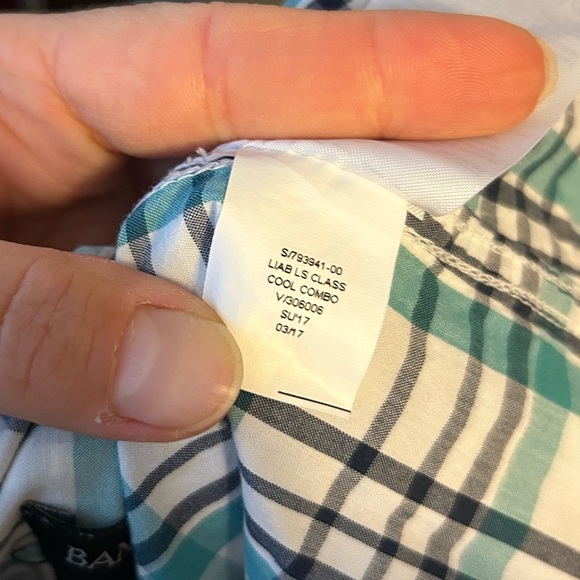 Banana Republic Cool Combo Plaid Classic Shirt - Picture 4 of 6